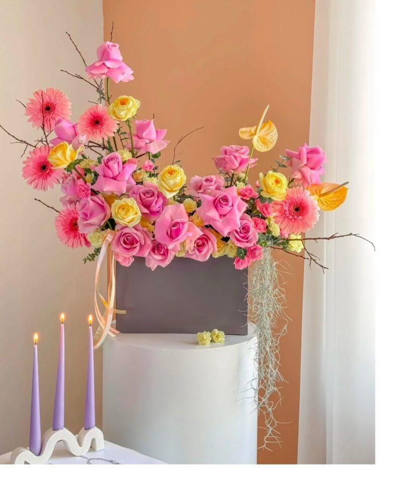 باکس گل رز روژیا