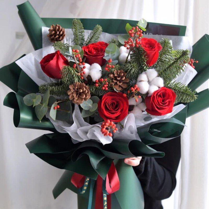 دسته گل رز آیریس