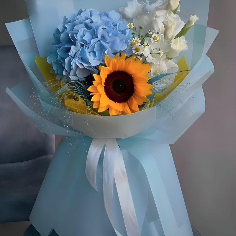 دسته گل گلایل لیوار