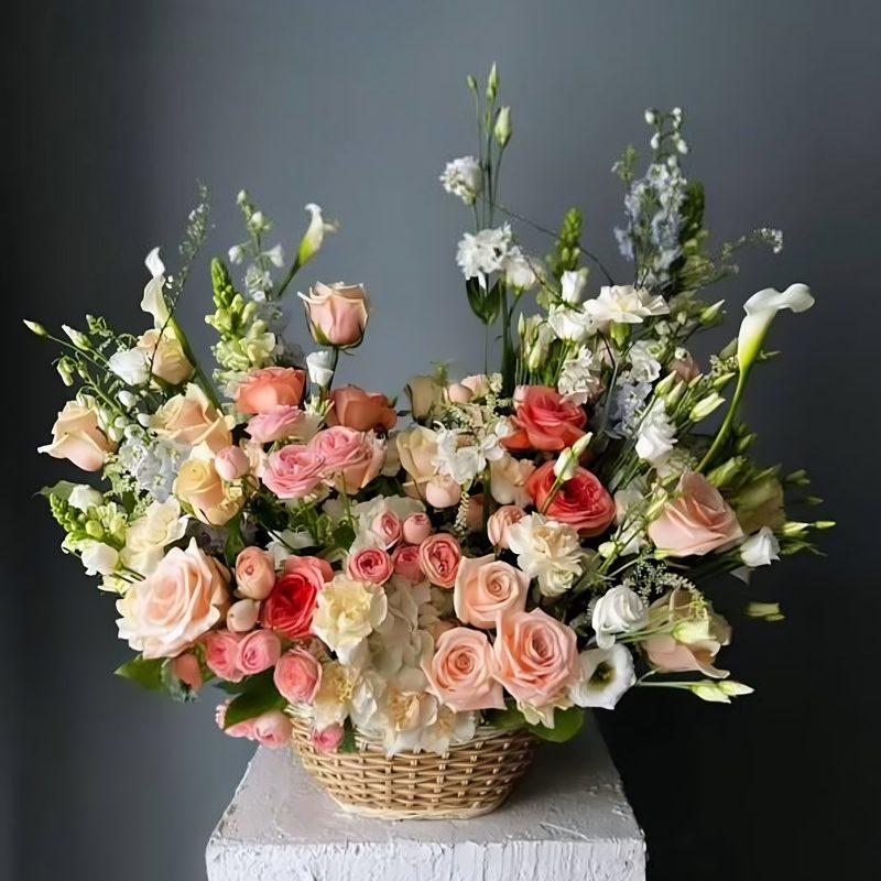 سبد گل رز ساتراپ