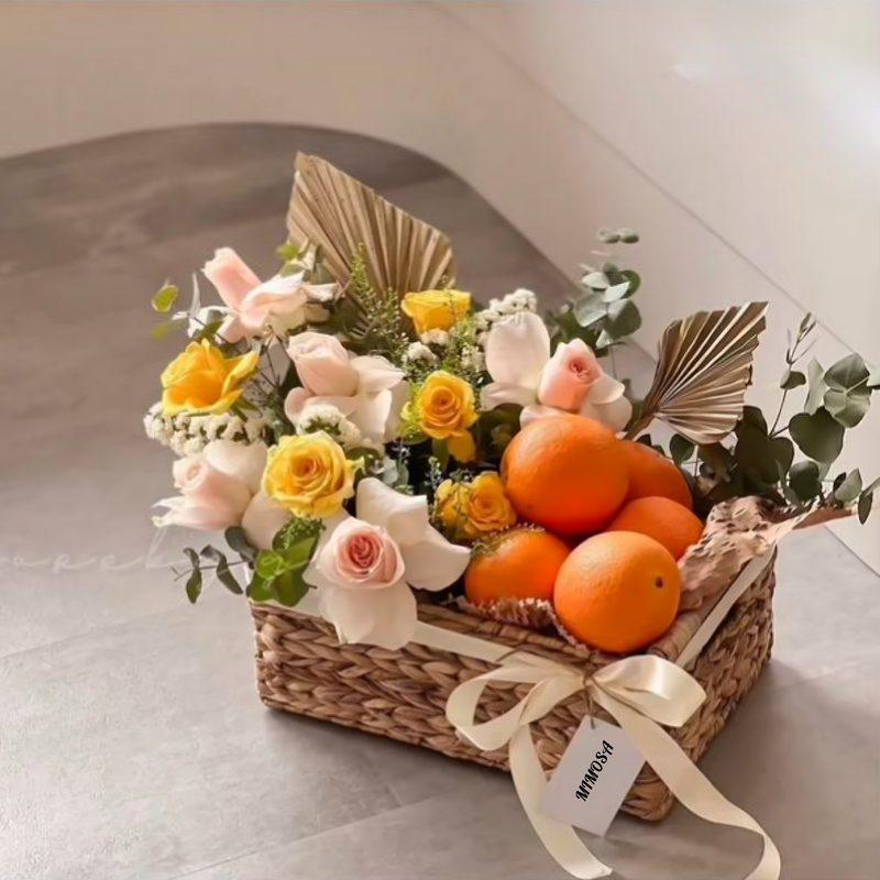 سبد گل رز ساتیا