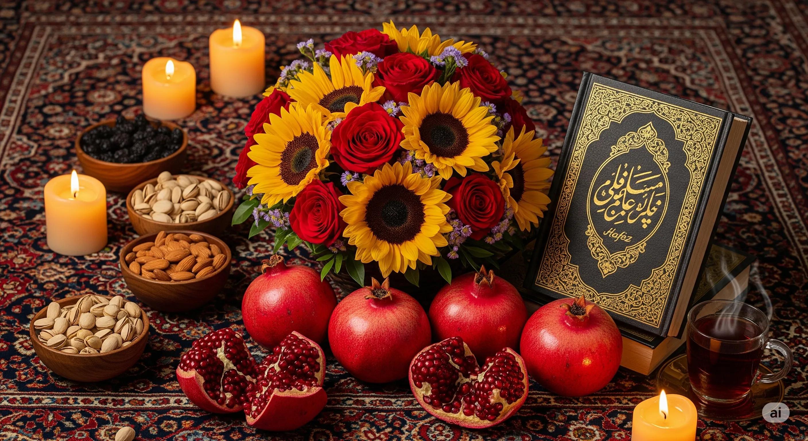 شب یلدا: جادوی گل‌ها در طولانی‌ترین شب سال